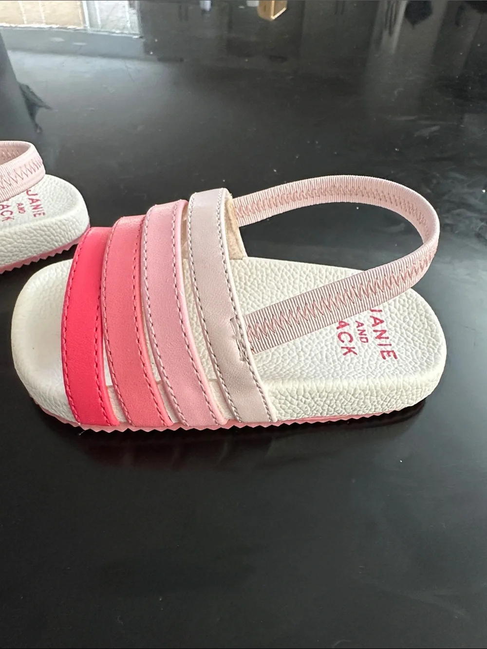 Janie and Jack Pink Ombre Girls' Slingback Sandals